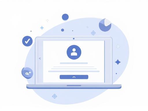 Illustration representing successful digital signup